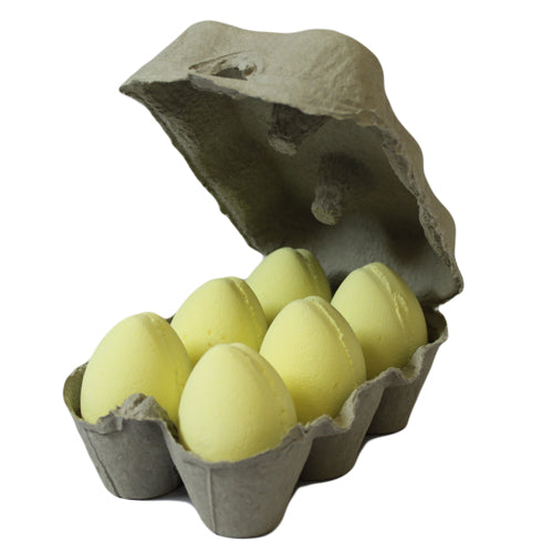 Pack of 6 Bath Eggs - 60g - Banana