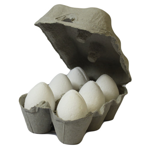 Pack of 6 Bath Eggs - 60g - Coconut