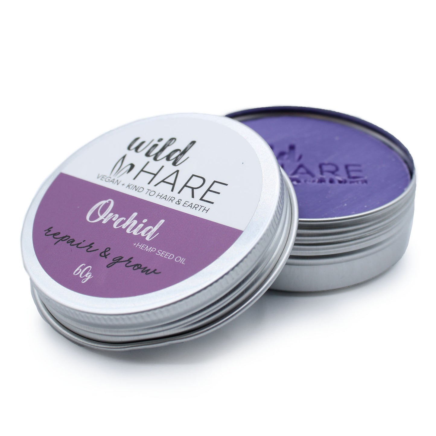 Wild Hare Solid Shampoo 60g - Orchid - Damaged Hair