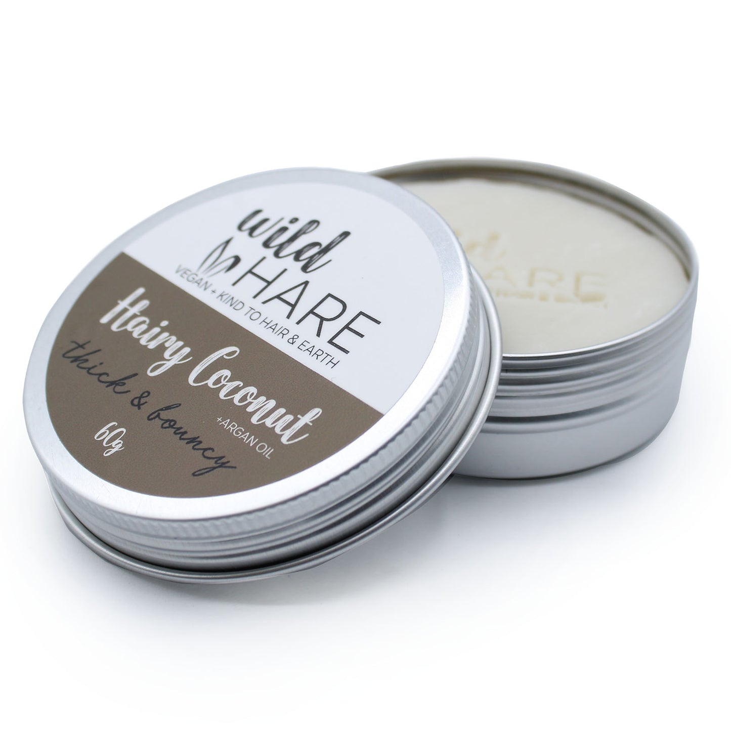 Wild Hare Solid Shampoo 60g - Coconut - For Fine Hair