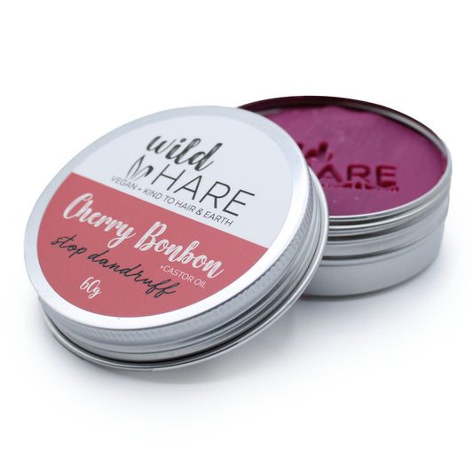 Wild Hare Solid Shampoo 60g - Cherry Bonbon - Anti Dandruff