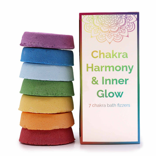 Chakra Bath Fizzers - Large Box - Chakra Harmony & Inner Glow